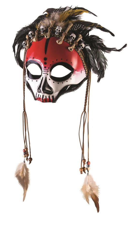 Forum Novelties Voodoo Witch Face Mask Costume Accessory