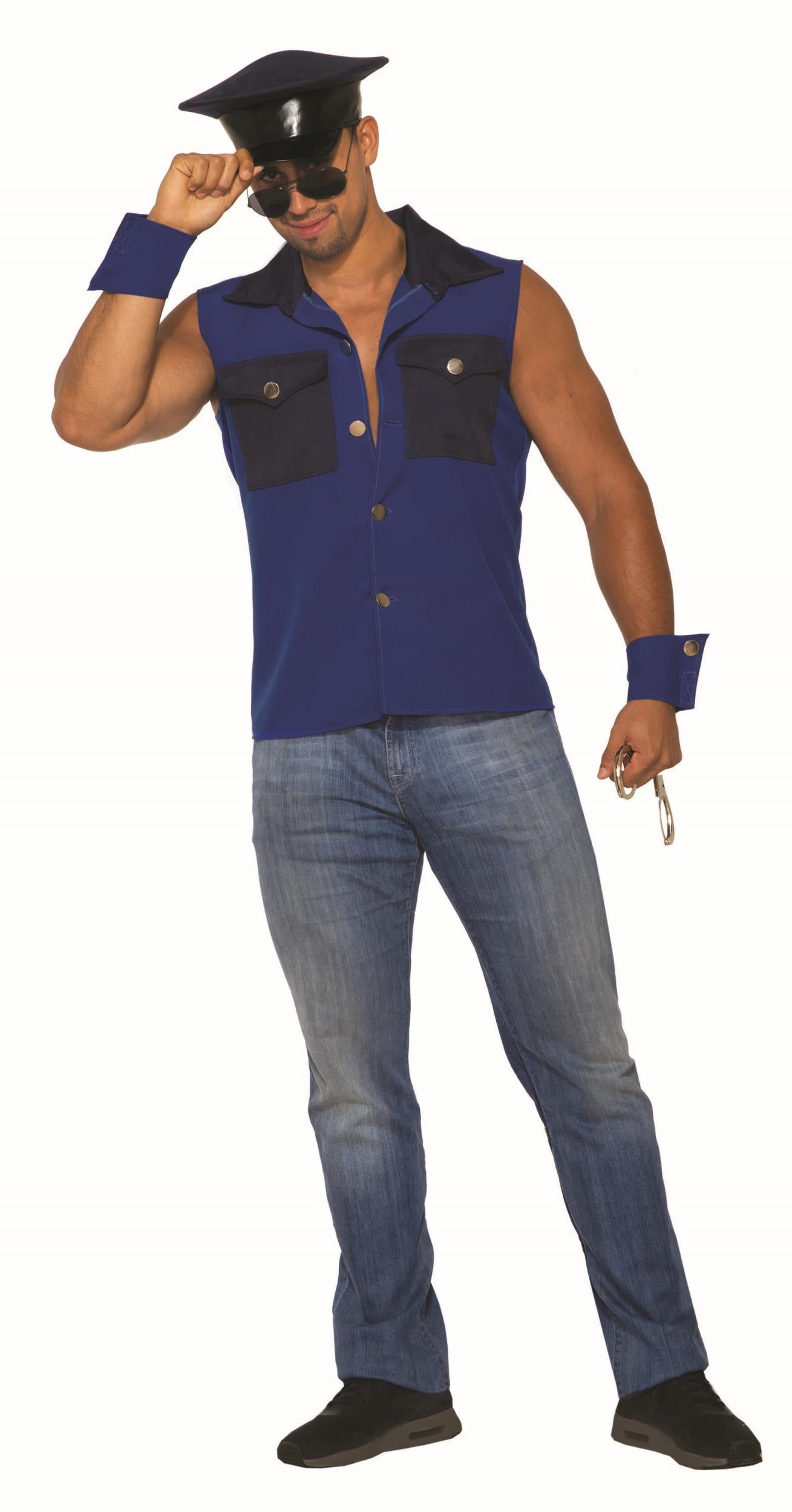 Arrestingly Handsome Cop Sexy Police Stripper Set Adult Mens Costume