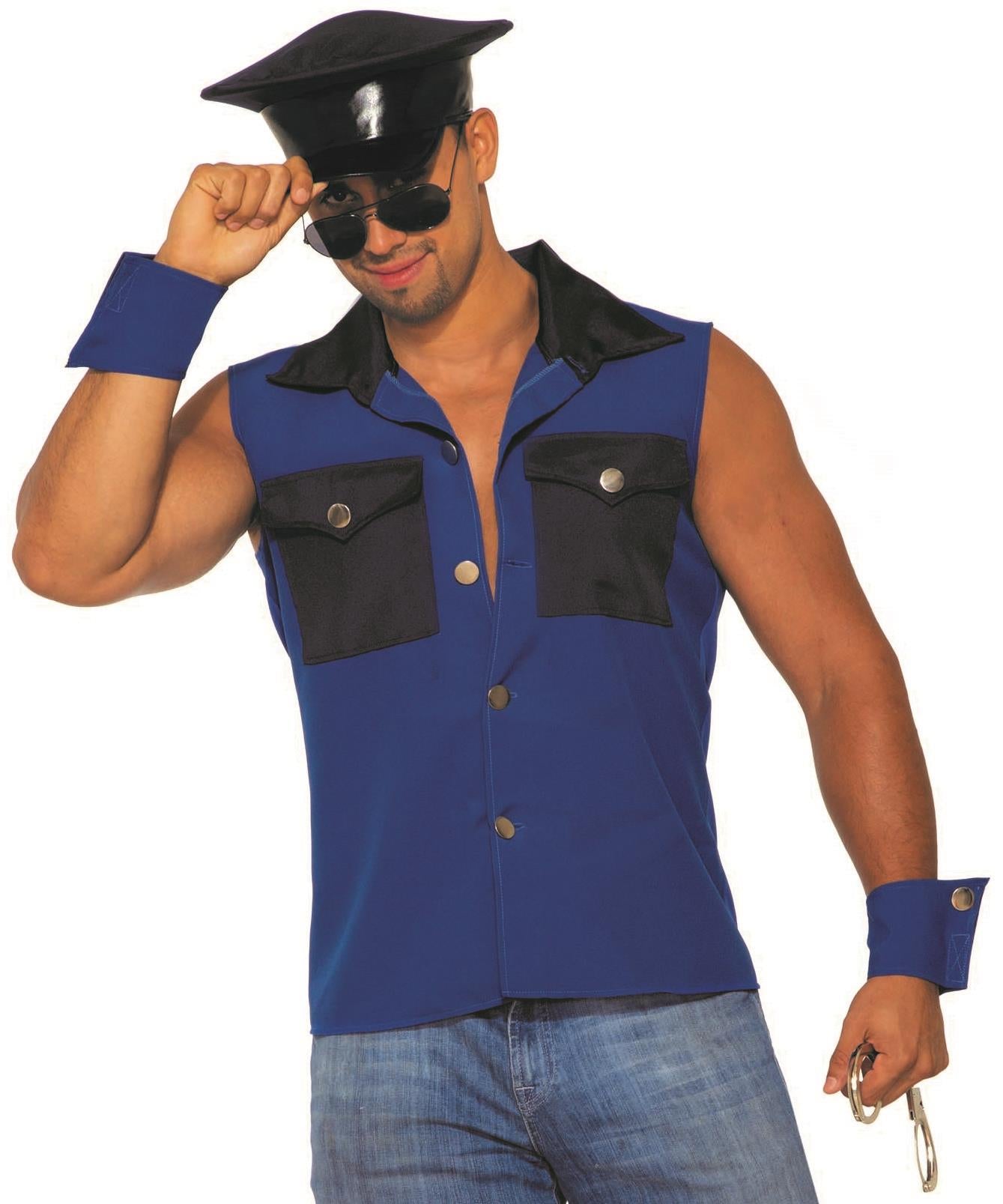 Arrestingly Handsome Cop Sexy Police Stripper Set Adult Mens Costume