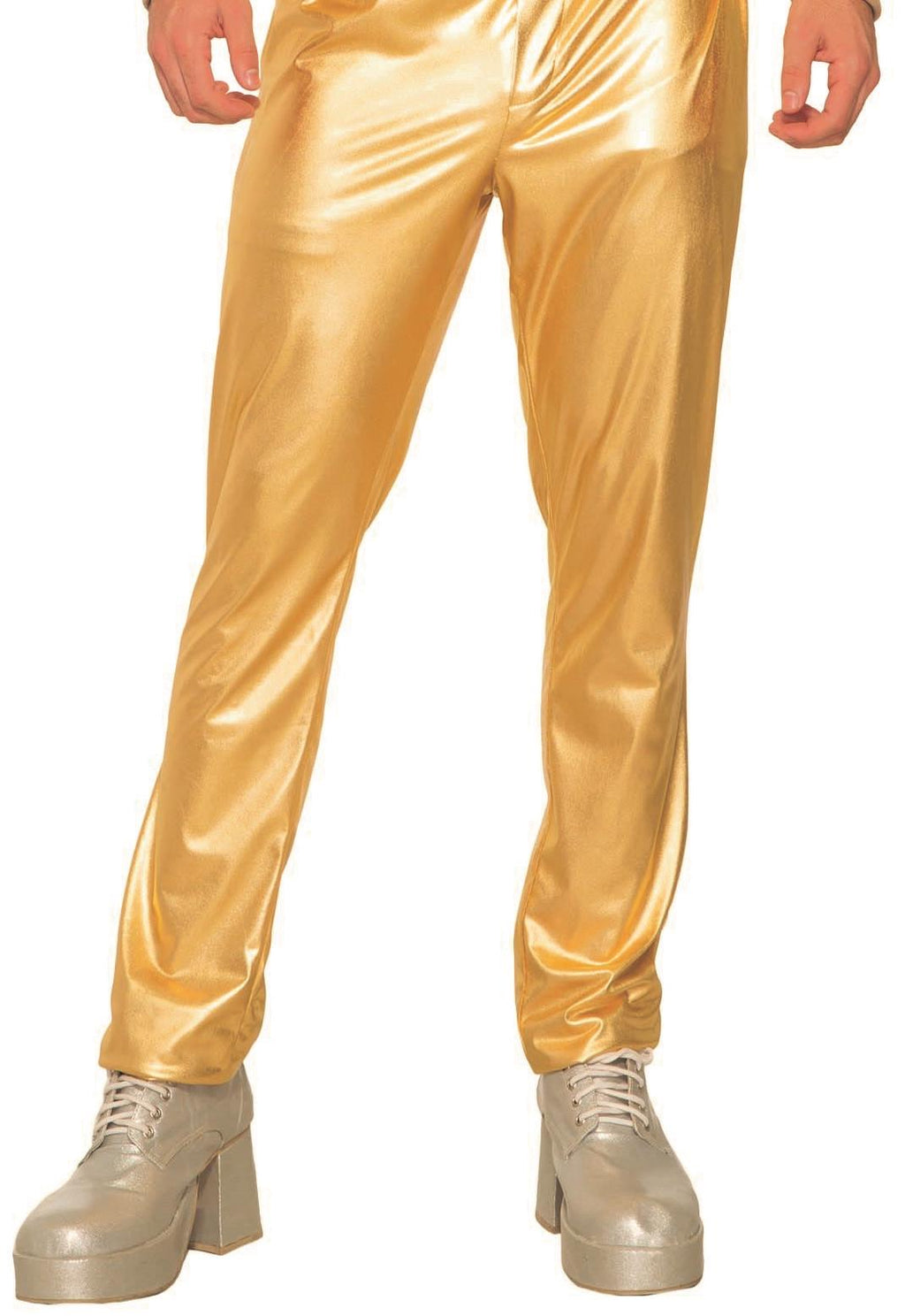 Disco Singer Gold Jogging Suit Adult Mens Costume