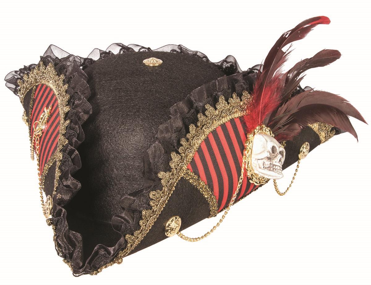 Lady Buccaneer Tricorn Detailed Woman's Pirate Hat