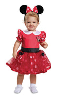 Red Disney Minnie Mouse Mickey Toddler Costume Size 12-18 Months