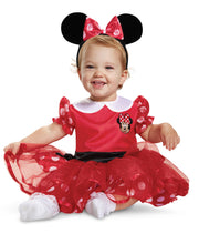 Load image into Gallery viewer, Red Disney Minnie Mouse Mickey Toddler Costume Size 12-18 Months
