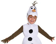 Load image into Gallery viewer, Olaf Snowman Frozen Disney Toddler Costume Size 2T
