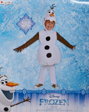 Load image into Gallery viewer, Olaf Snowman Frozen Disney Toddler Costume Size 3T-4T
