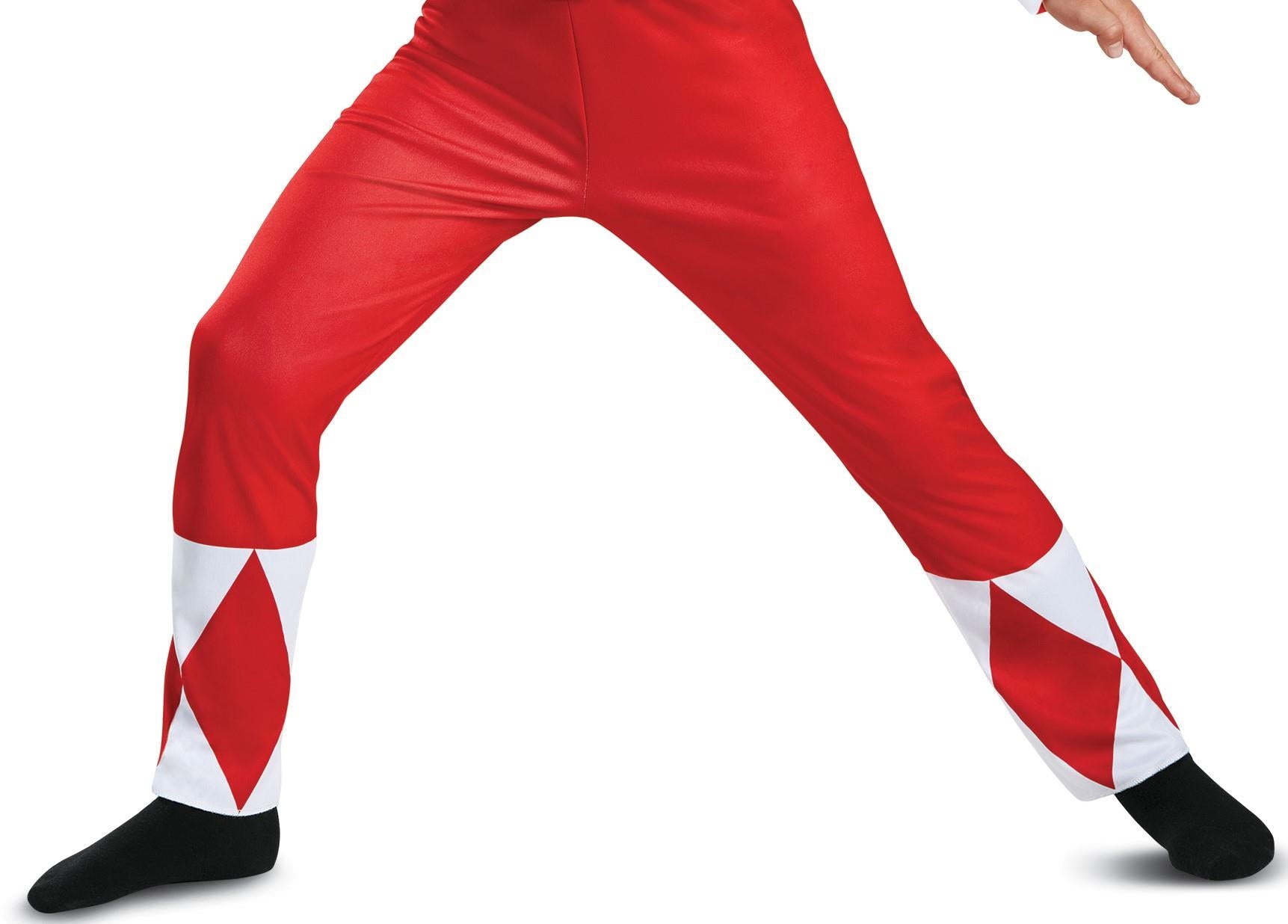 Red Power Ranger Classic Muscle Child Costume Size Medium 7-10