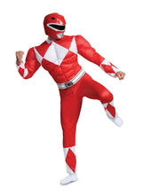 Load image into Gallery viewer, Red Ranger Power Rangers Classic Deluxe Adult Costume XL 42-46
