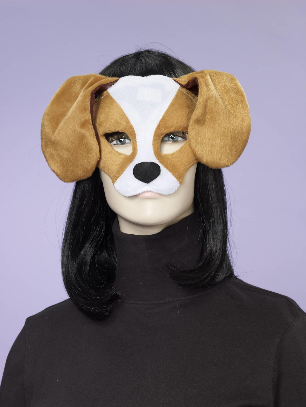 Puppy Dog Half Eye Mask with Elastic Strap