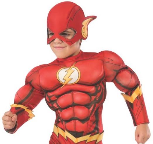 The Flash Deluxe Boys Child Costume Size Medium 8-10