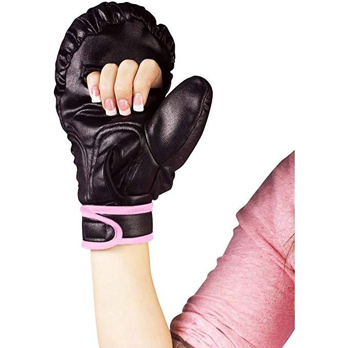 Knockout! Pink Boxer Robe & Boxing Gloves Adult Costume Set S/M 2-8
