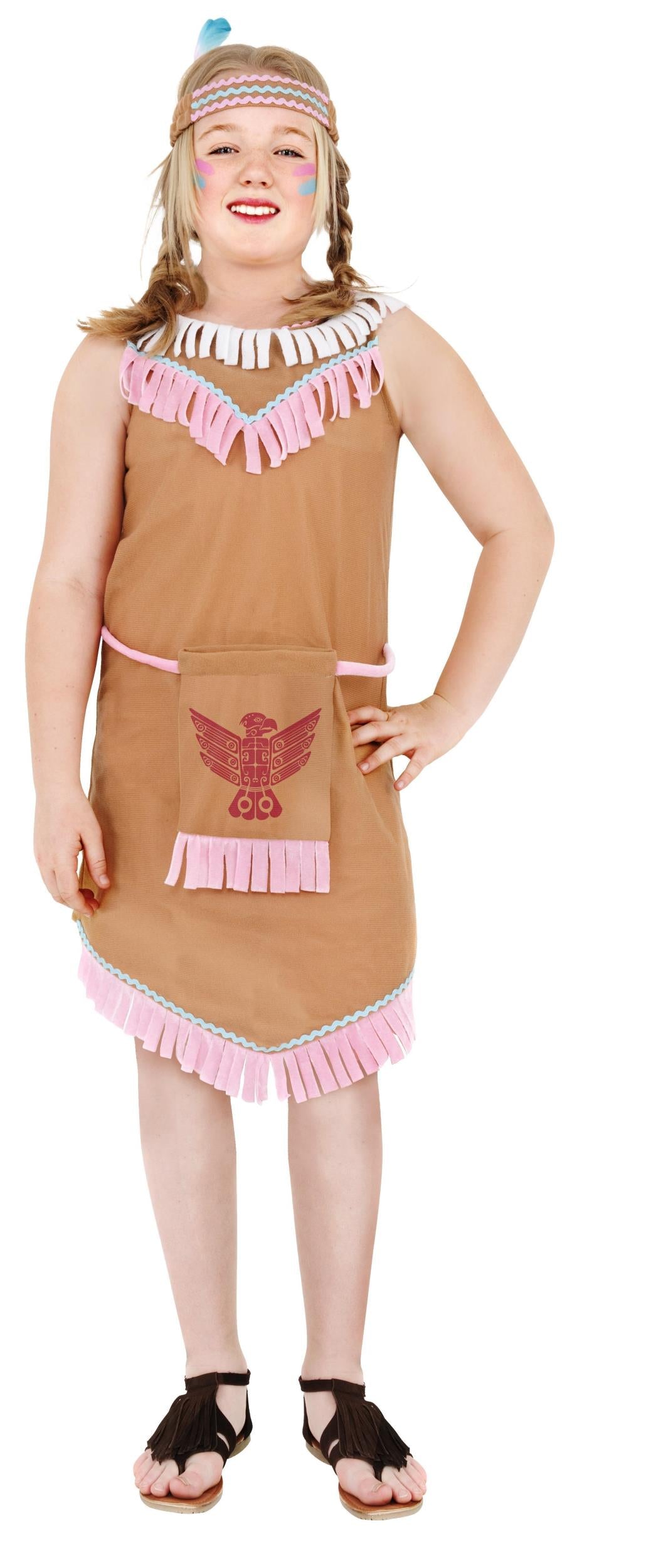 Indian Girl Child Costume Size 10-12