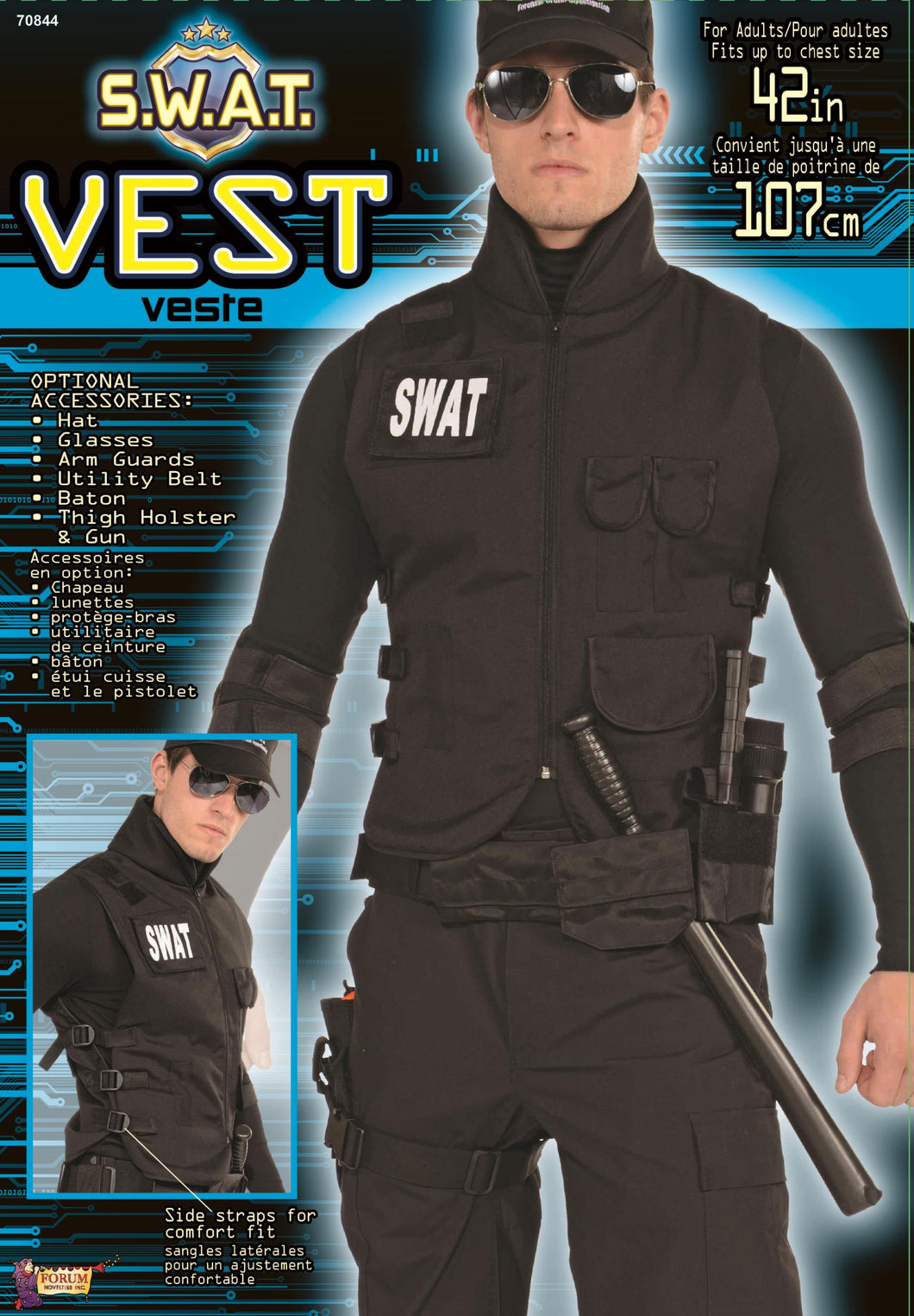 S.W.A.T. Vest Adult Costume Accessory