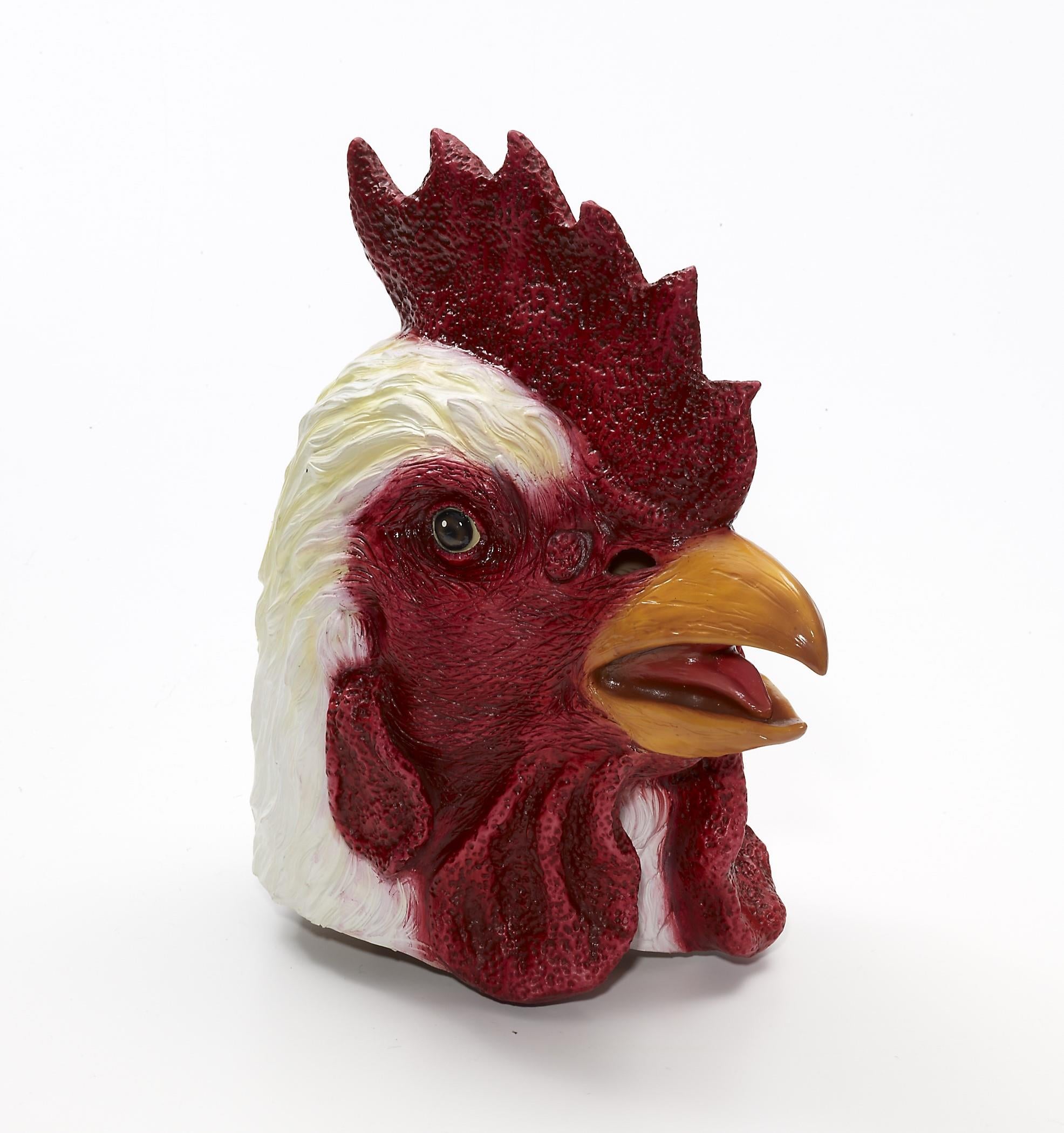 Rooster Adult Farm Animal Bird Latex Mask
