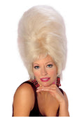Retro 60's Really Big Hair Beehive Wig Blonde
