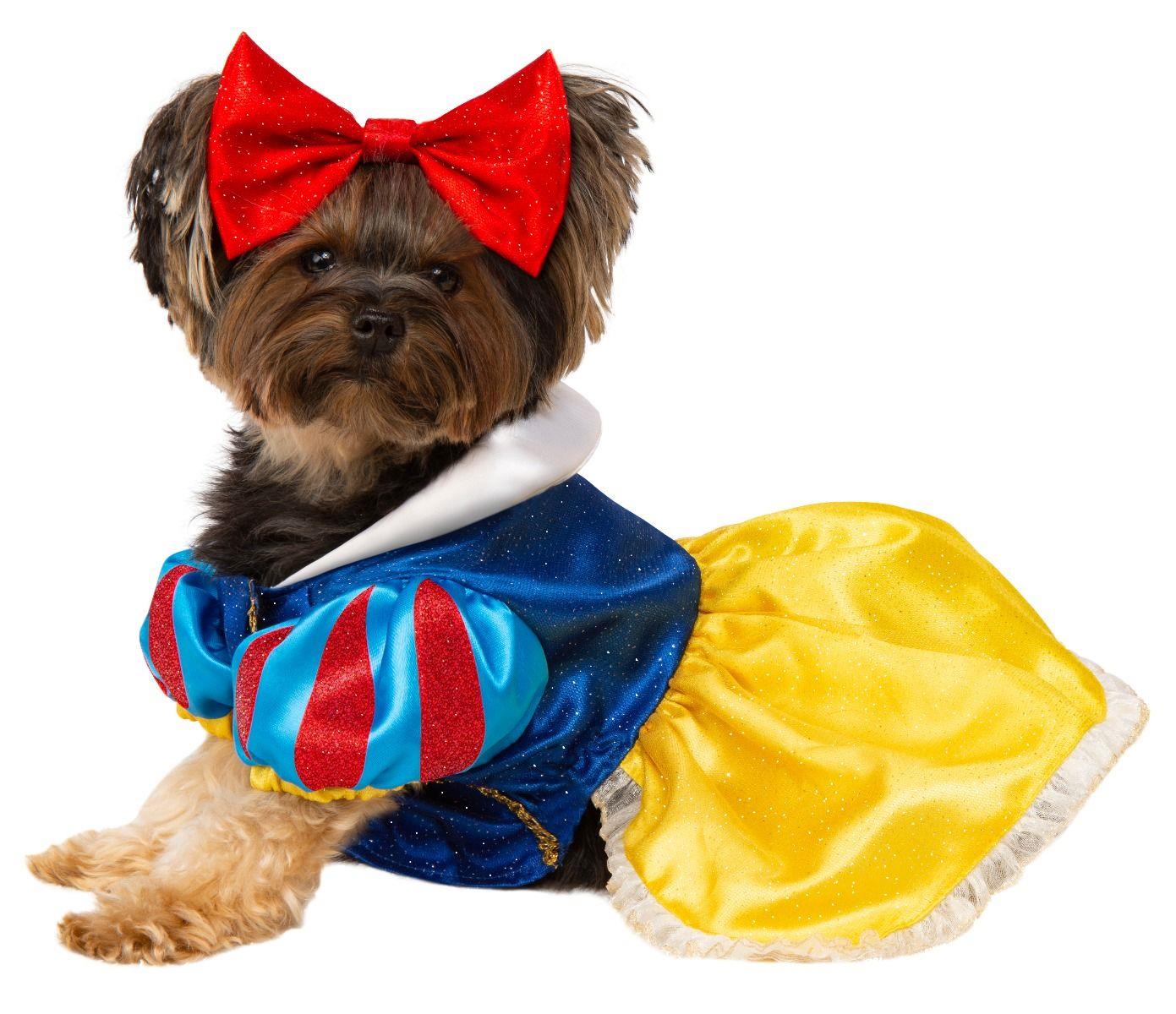 Snow White Princess Pet Dog Costume Dress Size Large