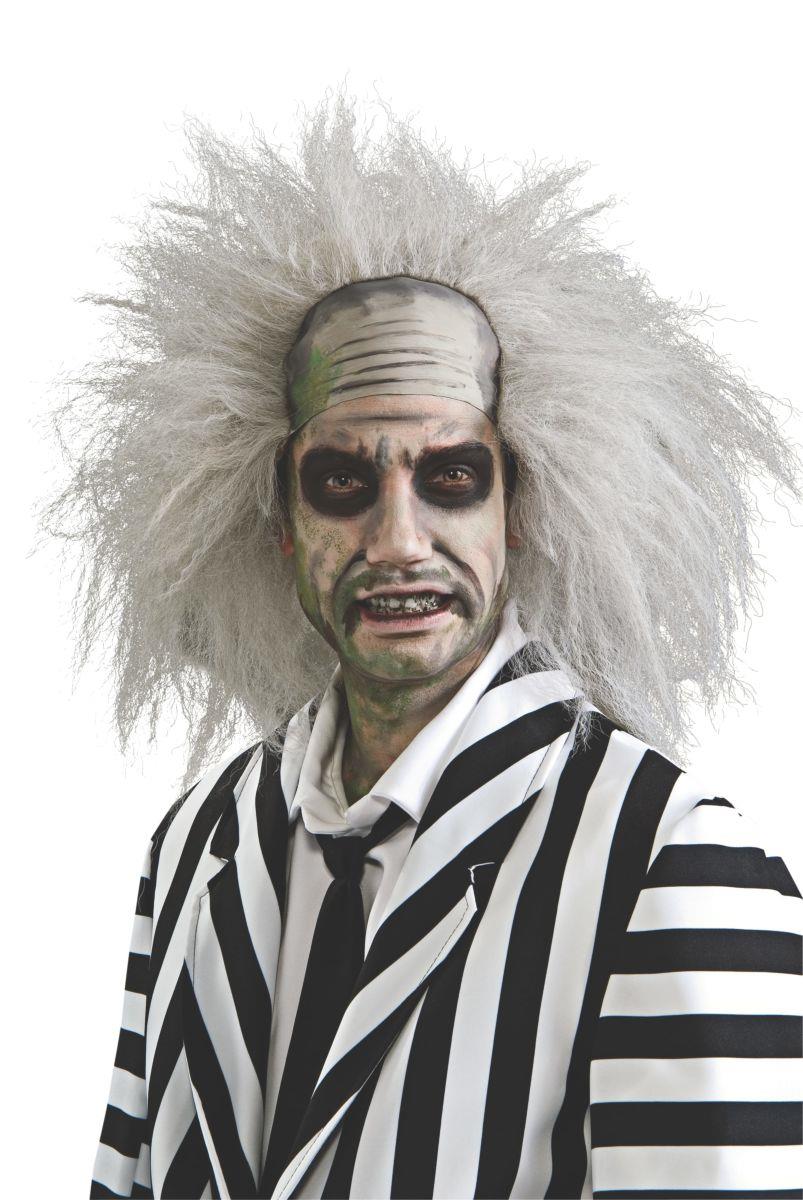 Adult Beetlejuice White Costume Wig