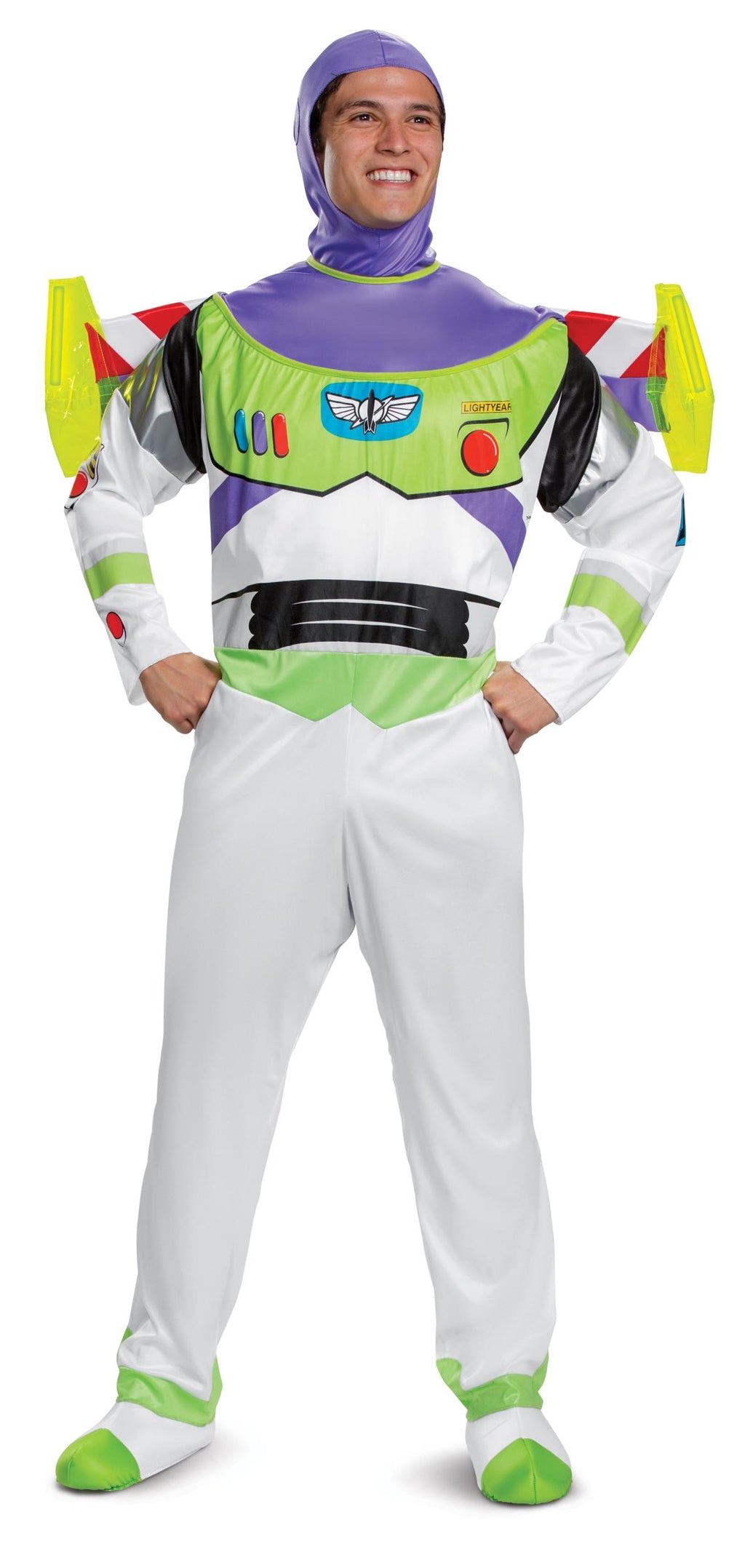 Disguise Toy Story Mens Buzz Lightyear Deluxe Adult Costume