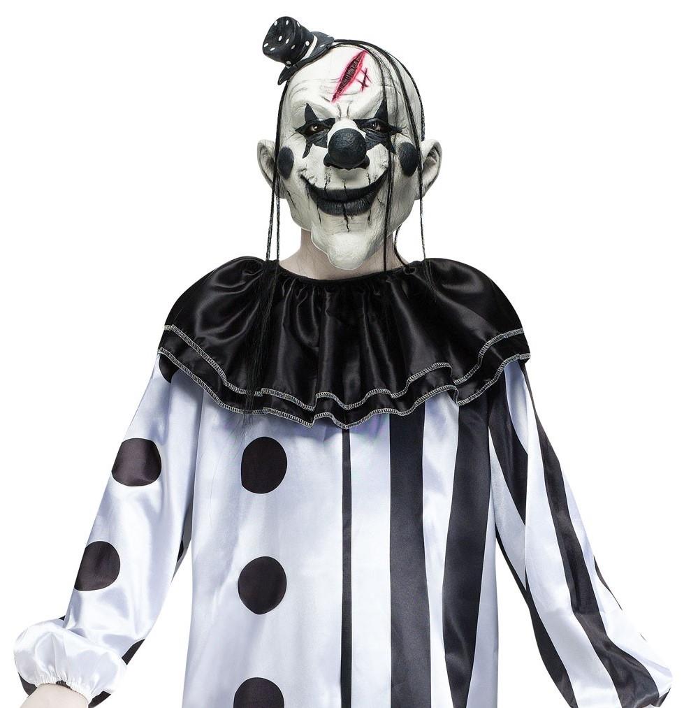Black and White Killer Clown Child Costume Size Medium 8-10