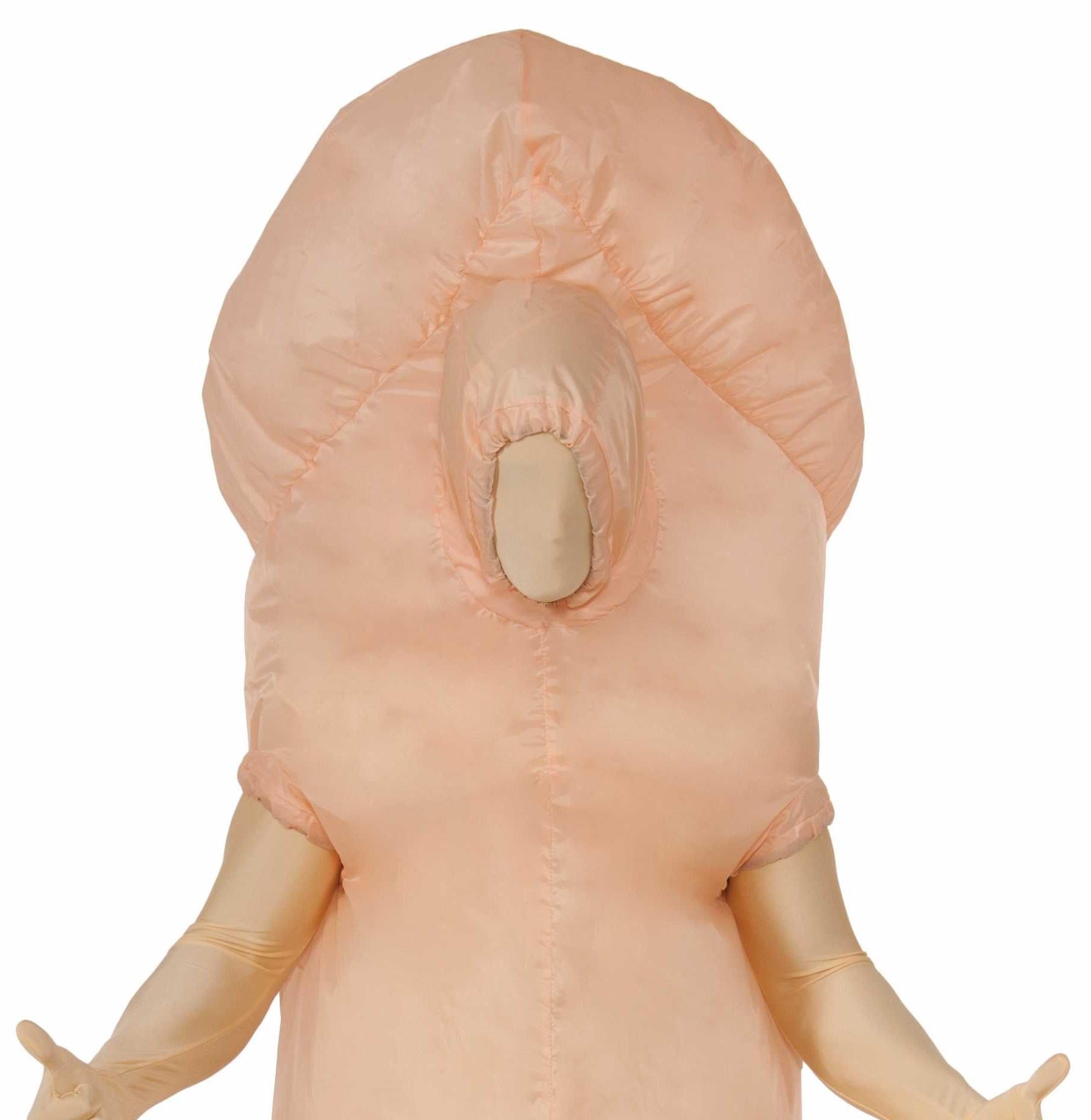 Inflatable Adult Battery Fan Operated Penis Costume
