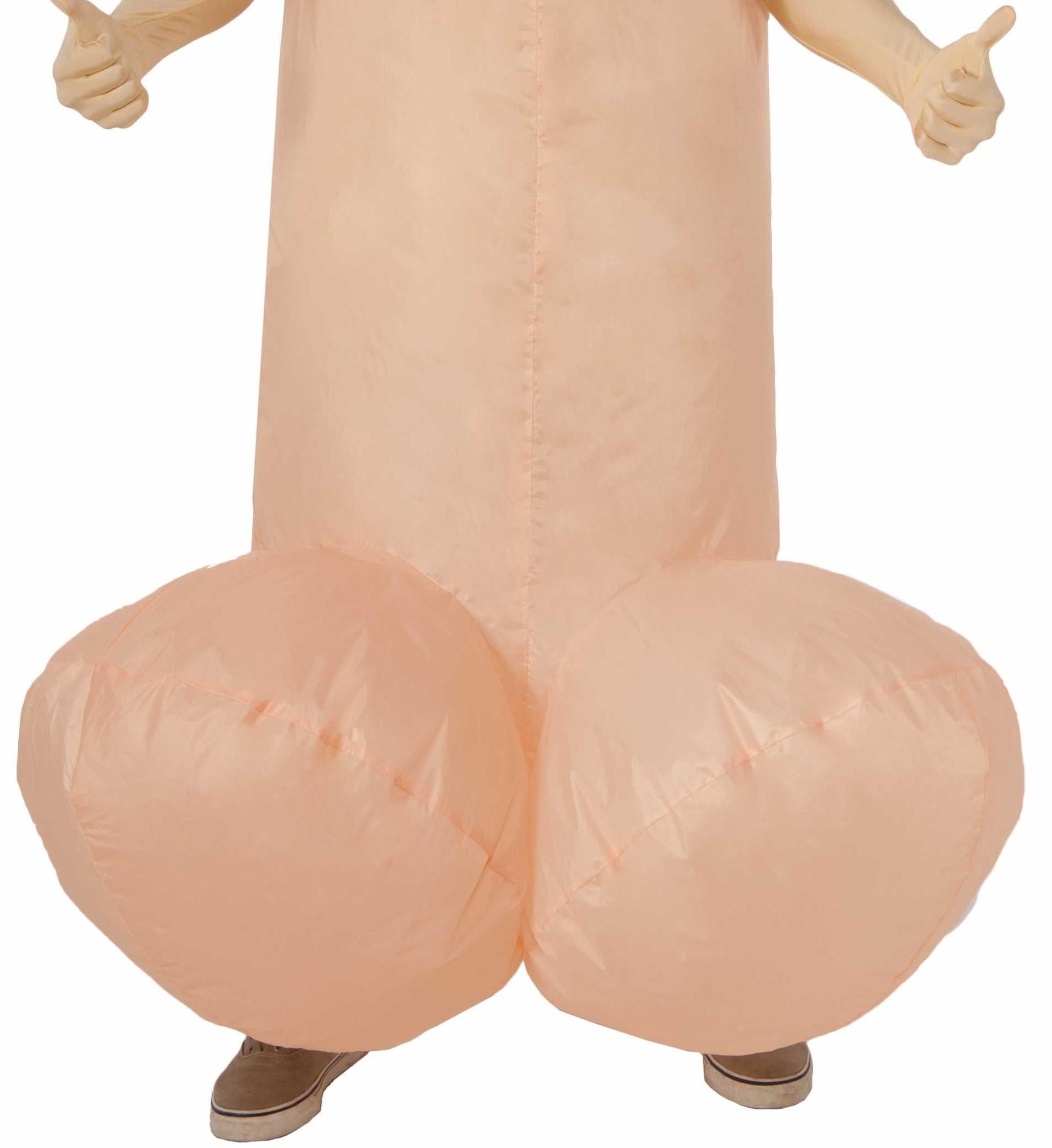 Inflatable Adult Battery Fan Operated Penis Costume