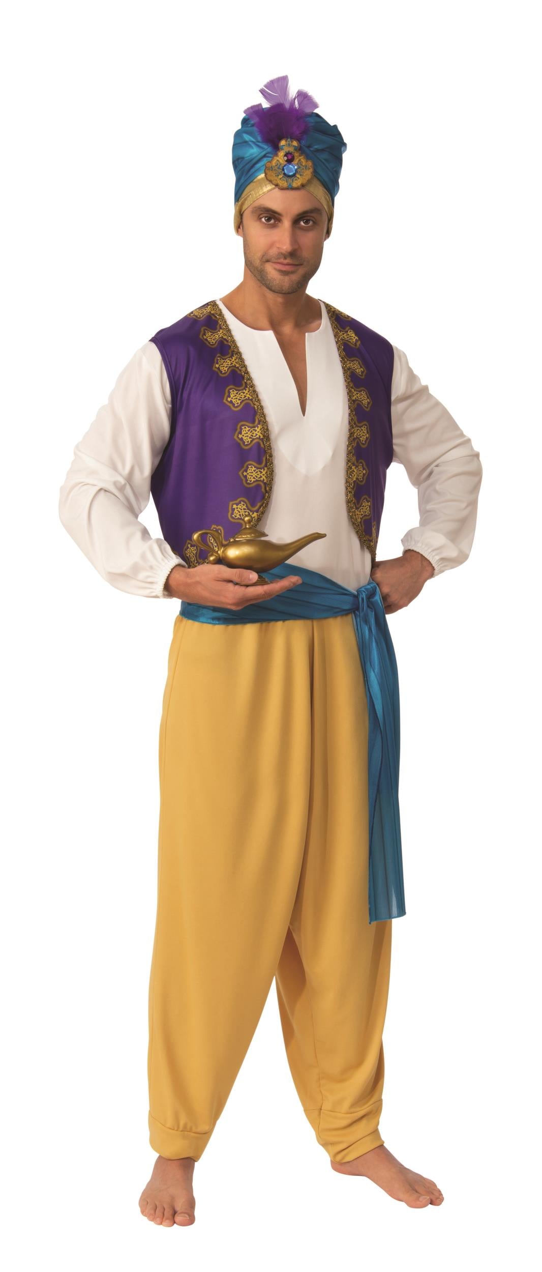 Sultan Arabian Prince Aladdin Adult Costume Size X-Large