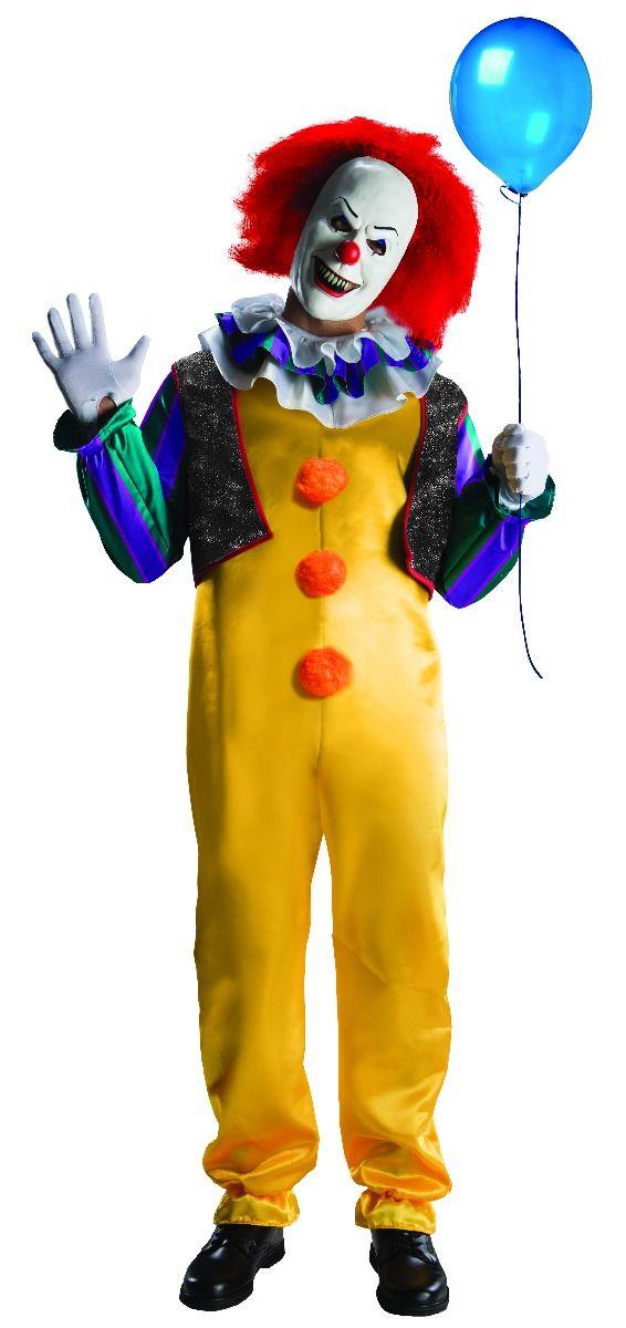 IT the Movie: Deluxe Pennywise Adult Costume with Mask XS