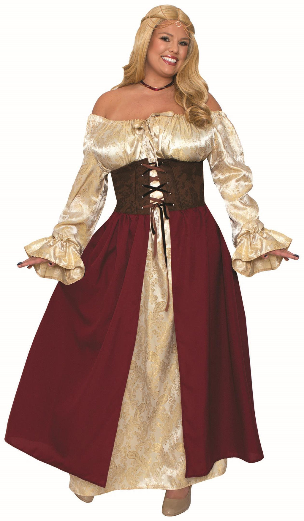 Medieval Pirate Wench Adult Plus Size Costume