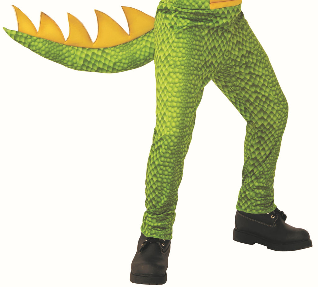 Green and Yellow Dragon Dinosaur Child Costume Small