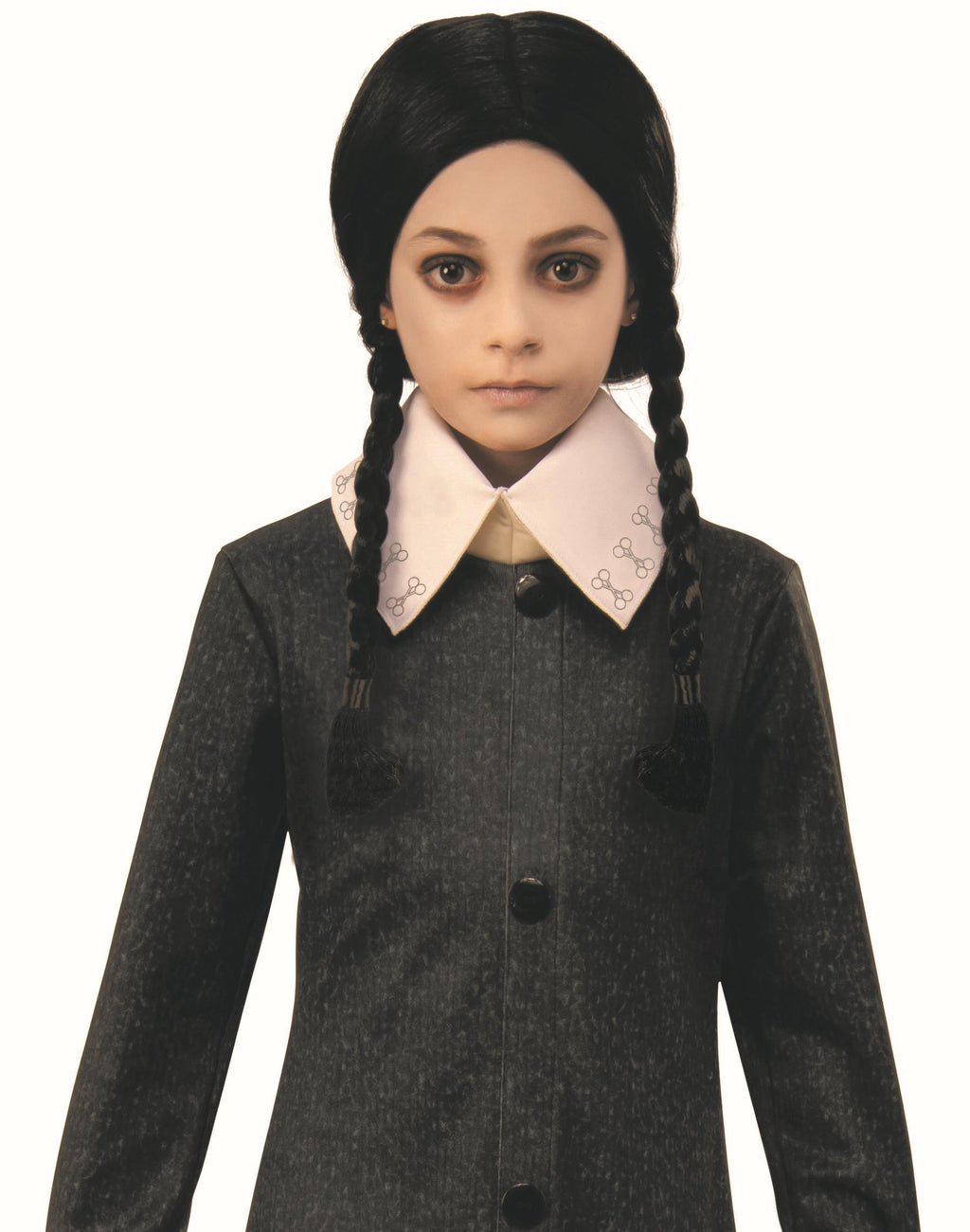Wednesday Addams Family Black Dress Child Costume Small 4-6