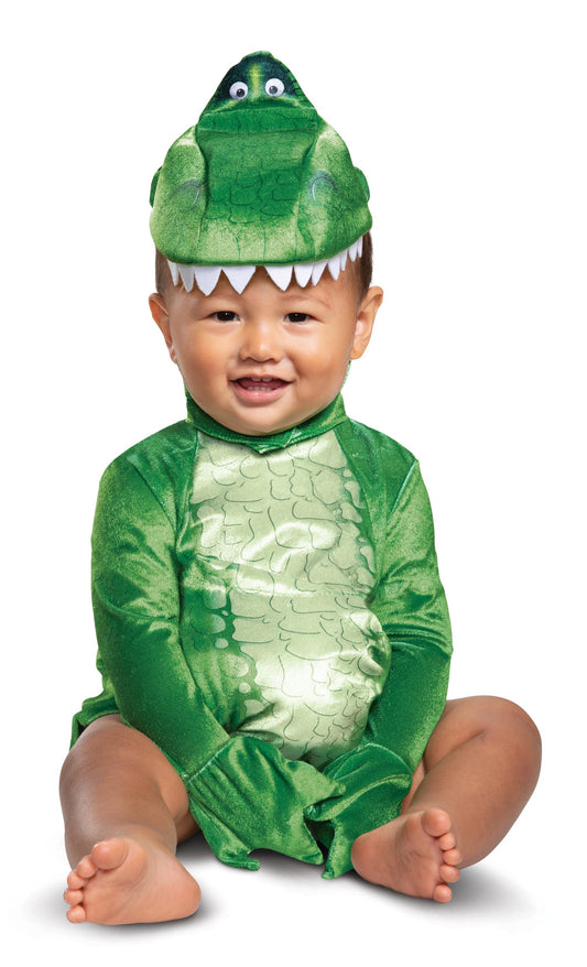 Toy Story Rex Green Dinosaur Disney Costume Child Newborn 6-12 Months