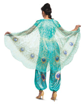 Load image into Gallery viewer, Disney Princess Women&#39;s Jasmine Teal Deluxe Adult Costume Small 4-6
