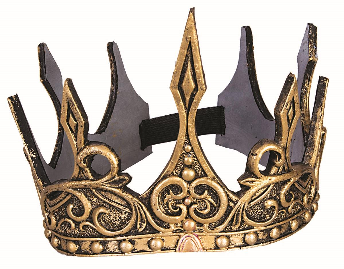 Gold Foam King or Queen Gothic Royalty Crown