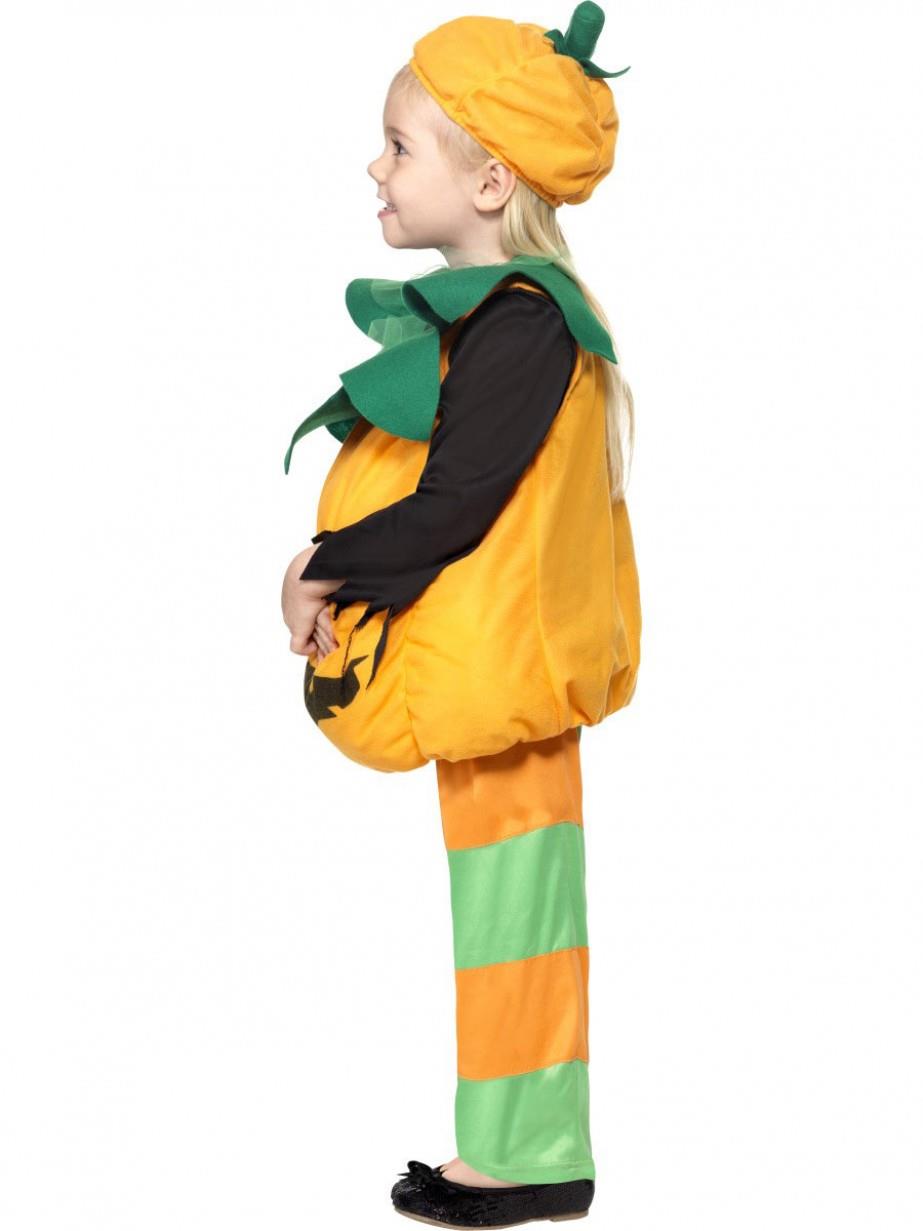 Little Pumpkin Jackolantern Toddler Halloween Costume