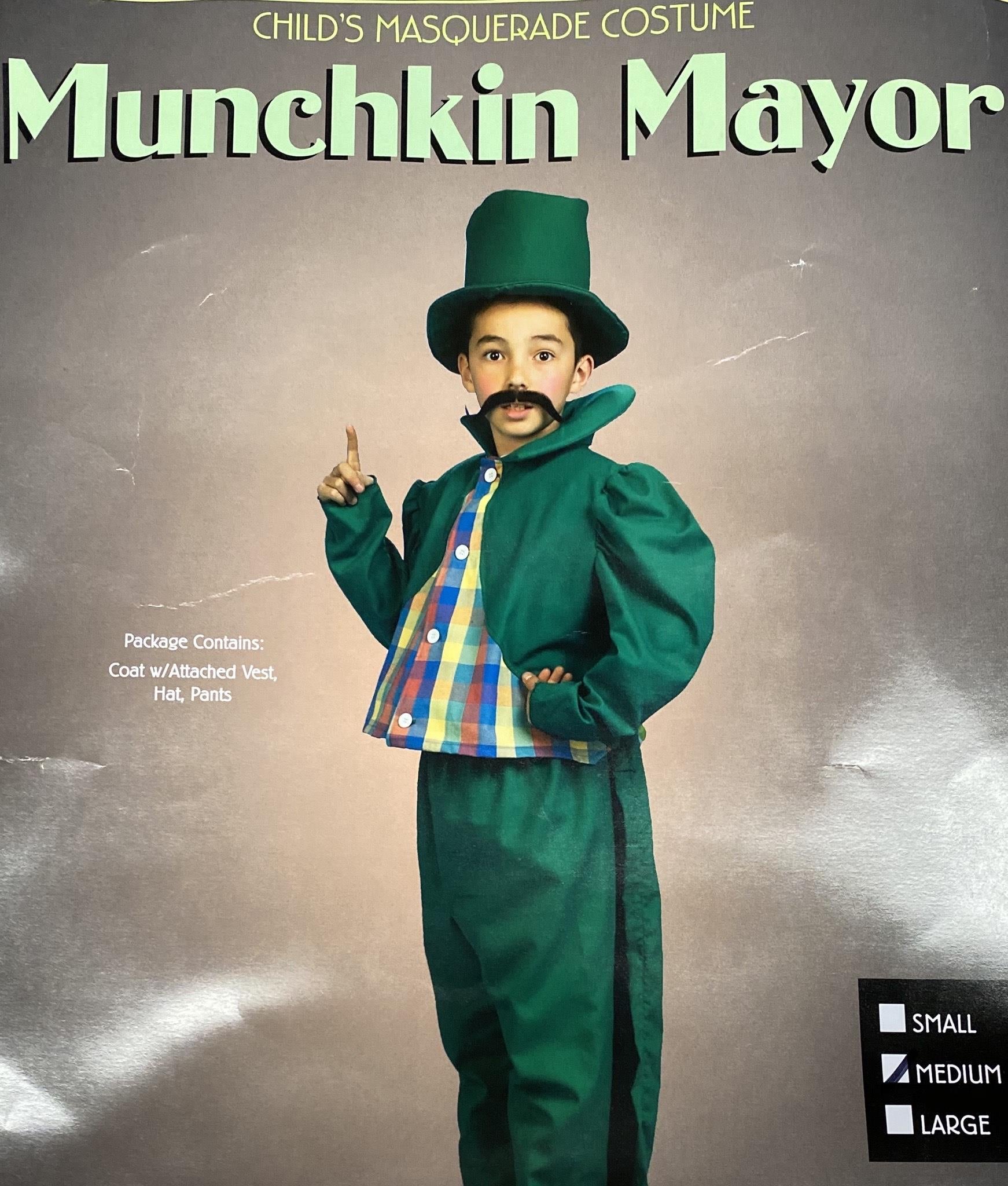 Children's Munchkin Mayor MD Wizard of Oz