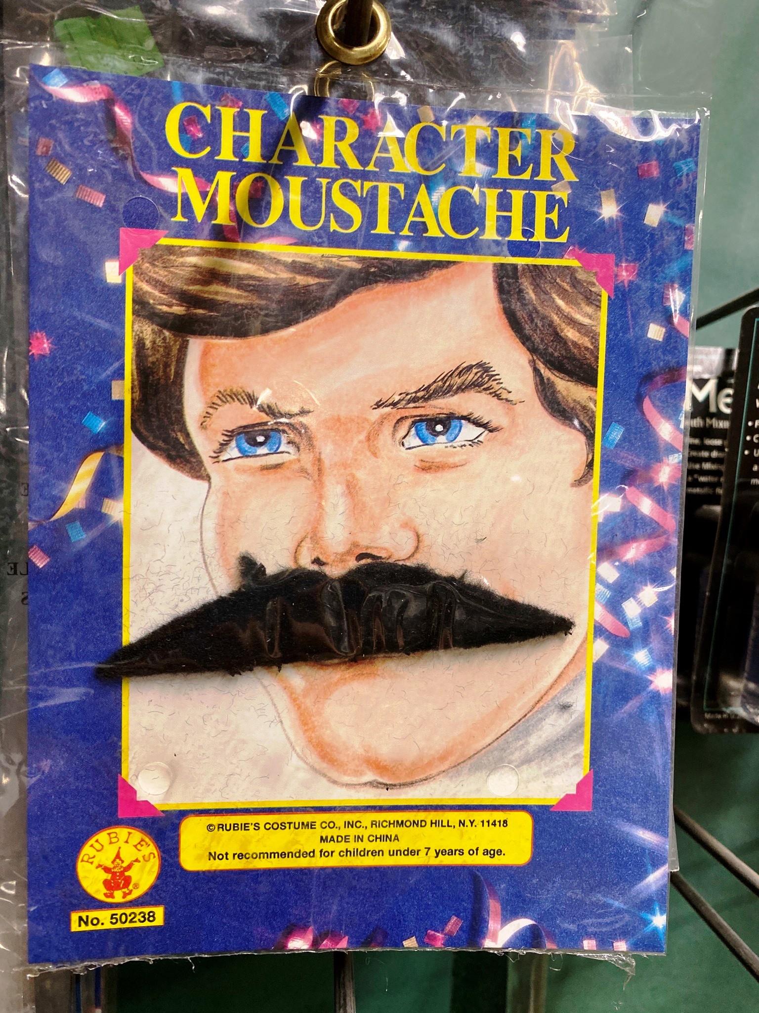 Triangle Character Mustache Black