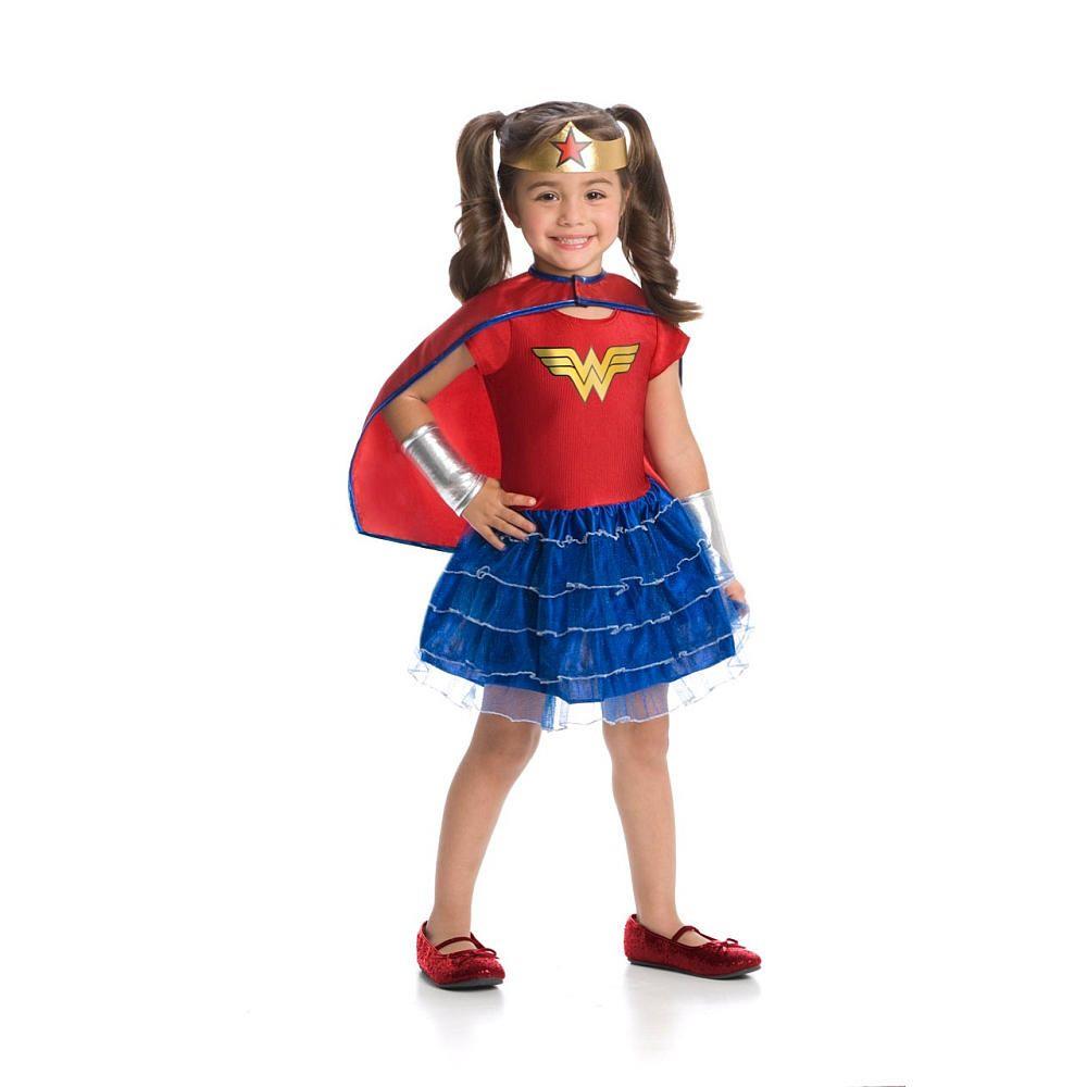 DC Wonder Woman Super Hero TuTu Girls Costume Large 12-14
