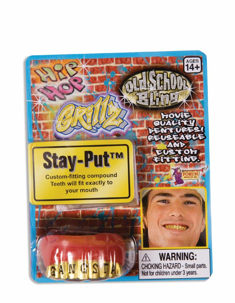 Gangsta Grillz Gold Pimp Teeth Thug Grill