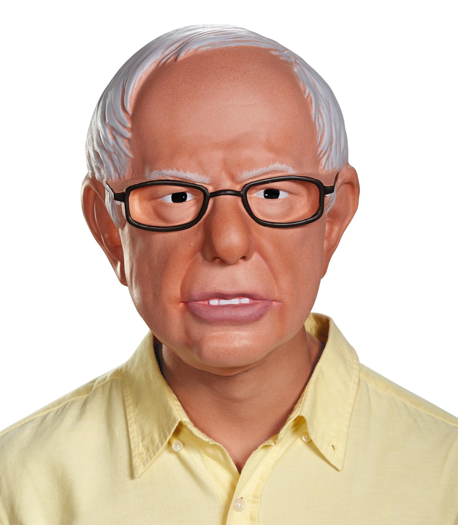 Bernie Sanders 1/2 Vacuform Plastic Mask Adult Costume Accessory
