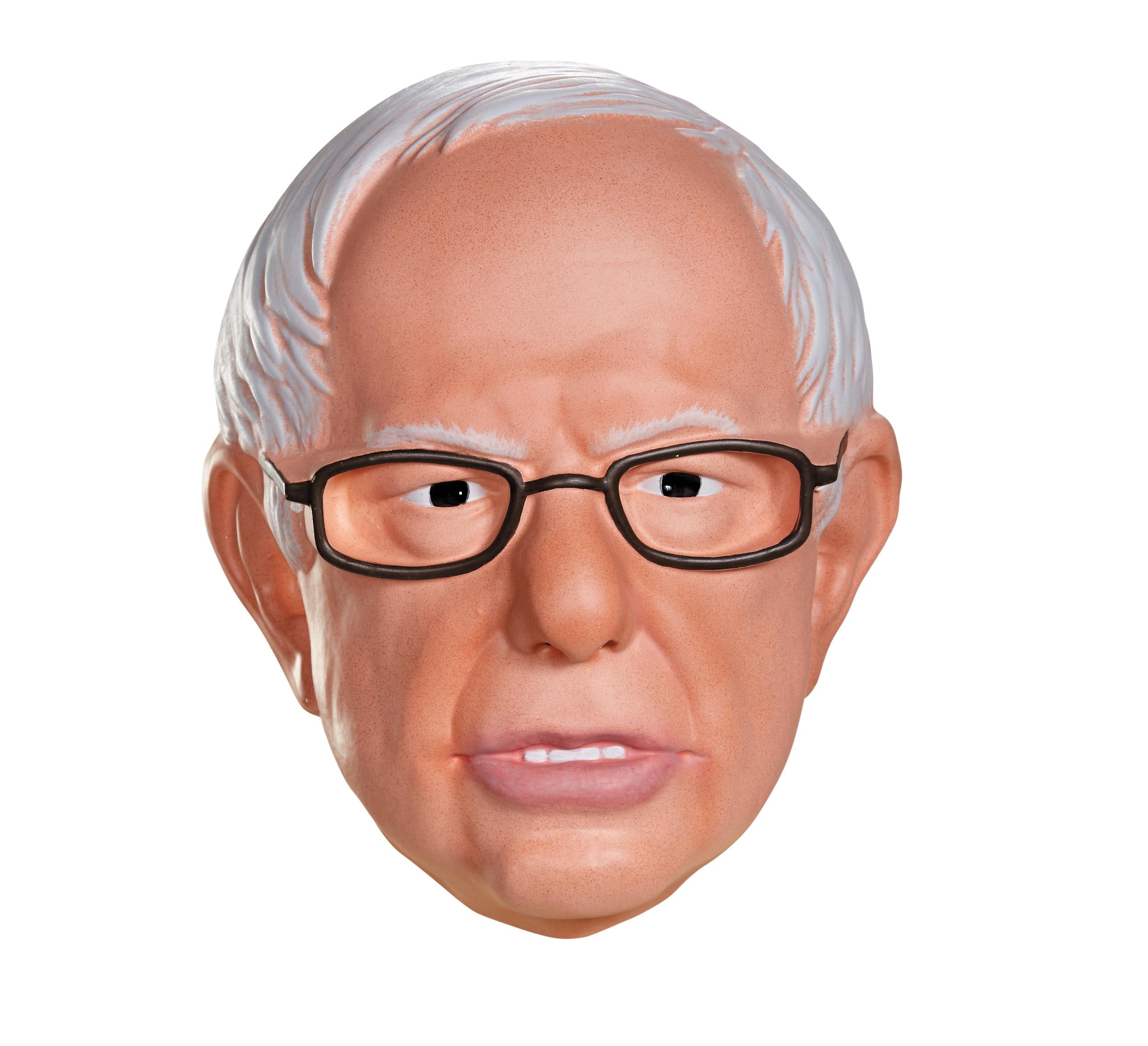 Bernie Sanders 1/2 Vacuform Plastic Mask Adult Costume Accessory