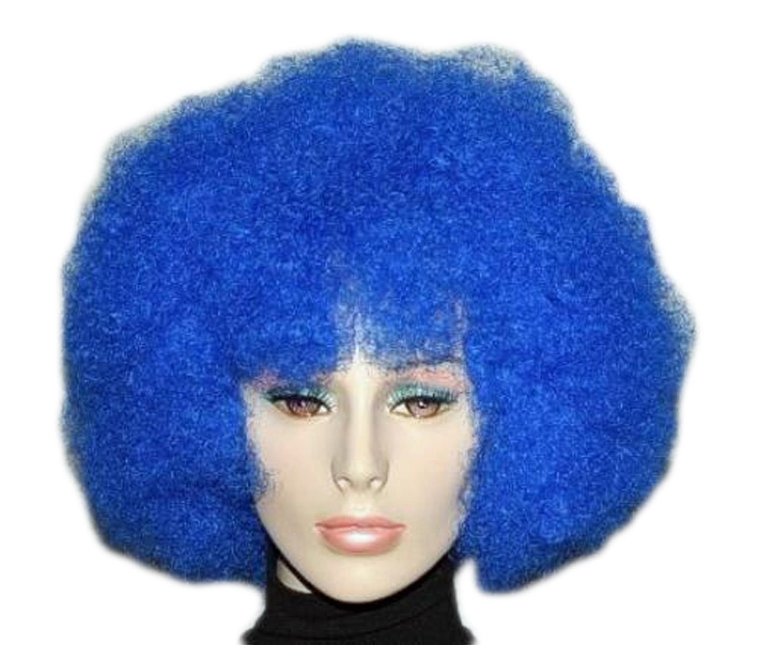 Deluxe Royal Blue Afro Wig by Lacey