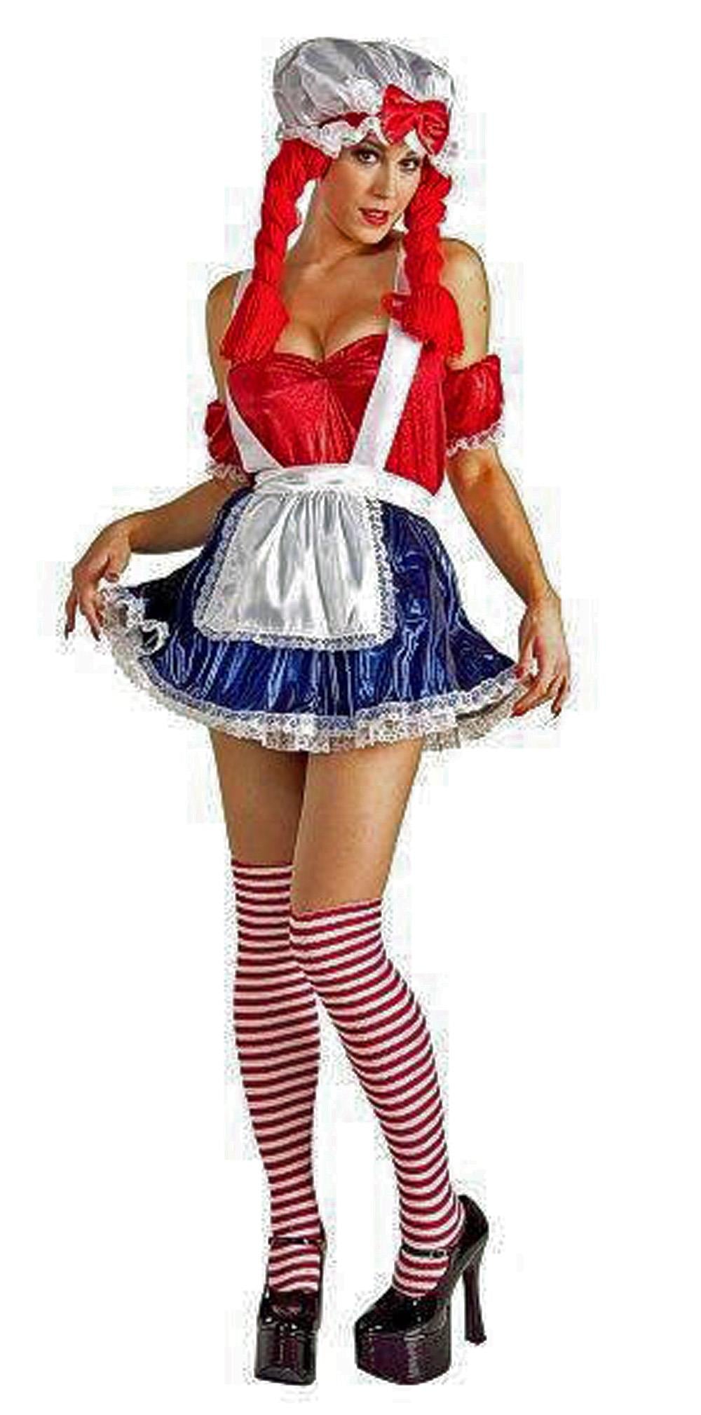 Racy Rag Doll Sexy Raggedy Ann Adult Costume