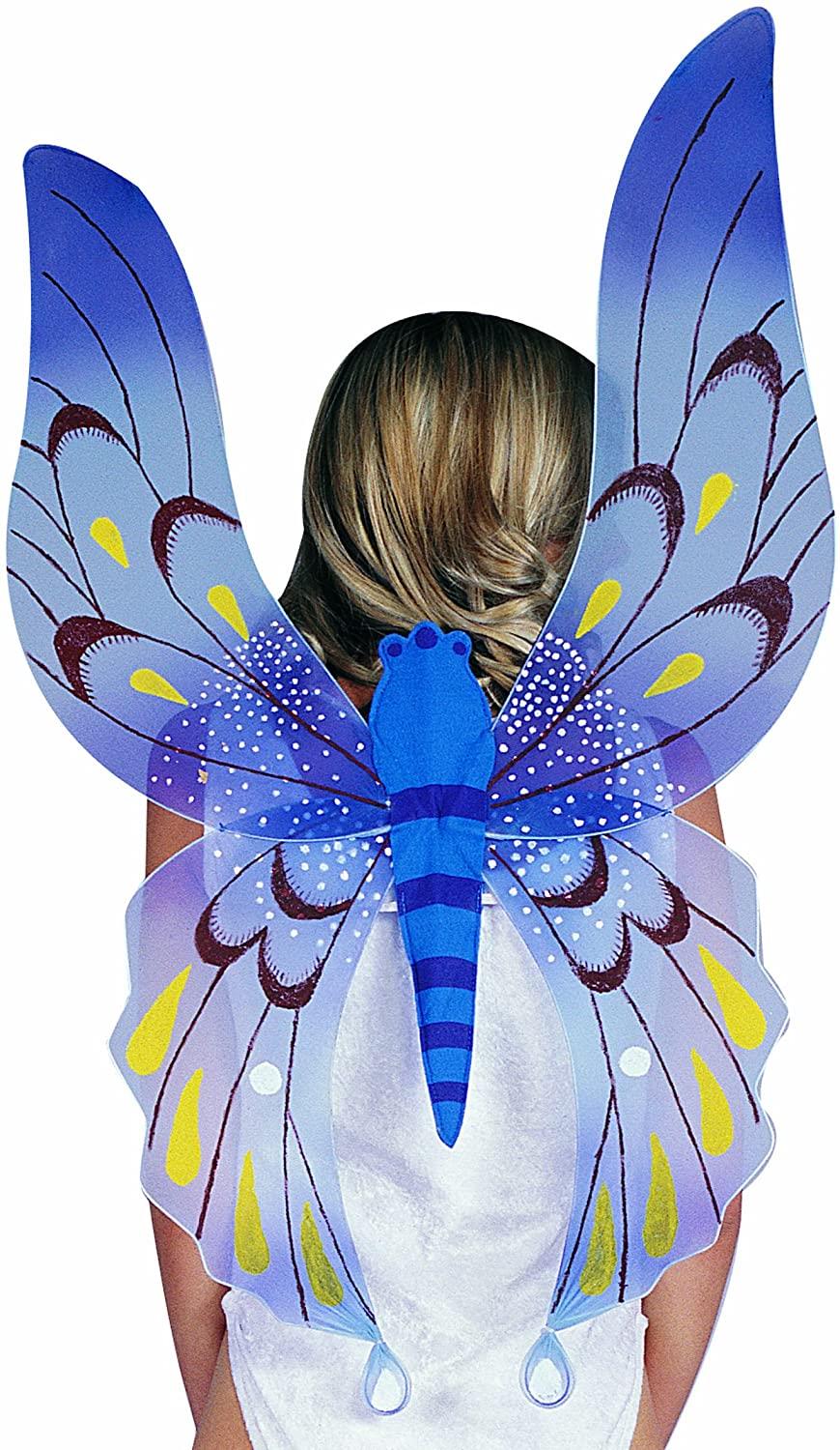 Blue Fairy Wings For Child or adult 34 X 23 inches