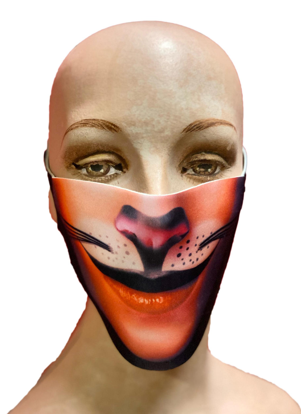Reusable Halloween Face Cover Cat Design Cute Face Mask