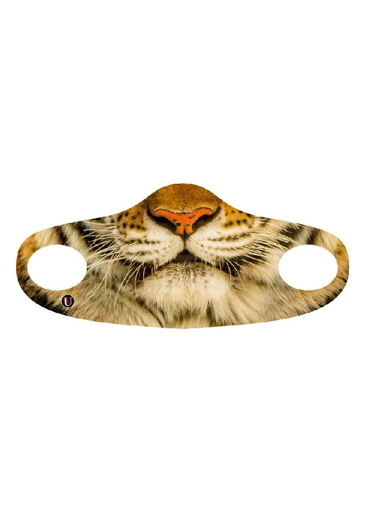 Child Reusable Halloween Face Cover Tiger Design Cute Face Mask