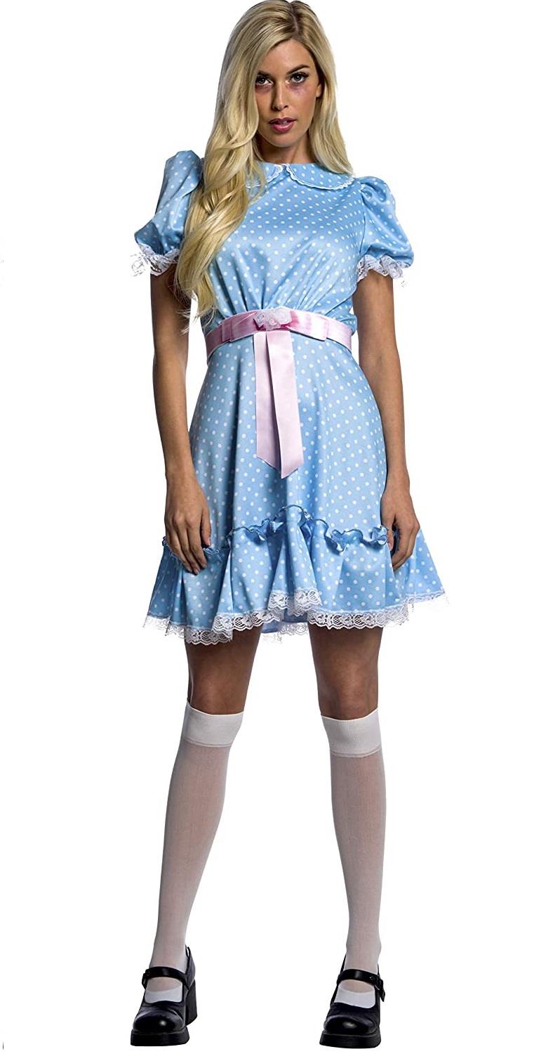 The Shining Twisted Twin Baby Blue Dress Adult Costume Large