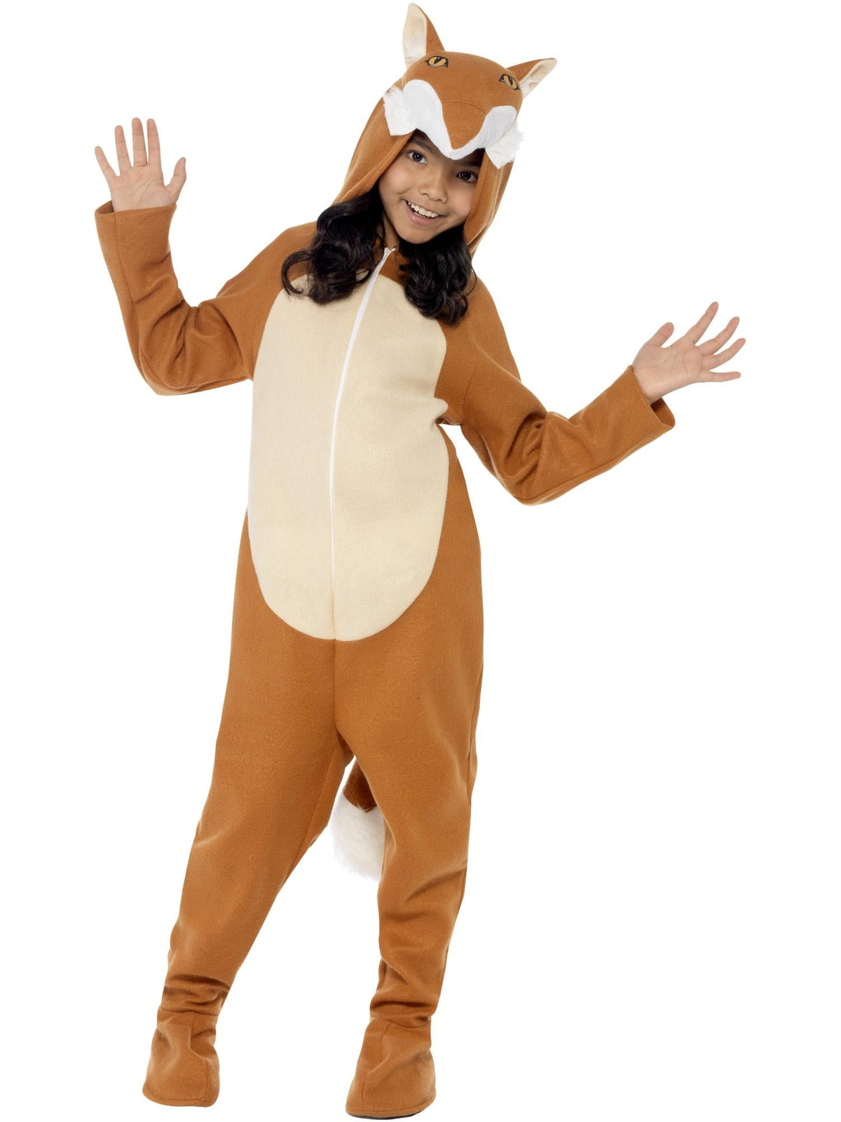 Kids' Fox Costume, Orange