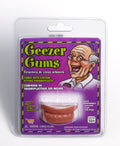 Geezer Fake Gums Old Man No Teeth Costume Accessory