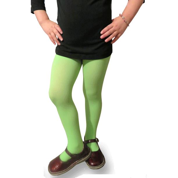 Green Child Seamless Tights Elf Robin Hood Pantyhose Accessory Size 3-6 Small