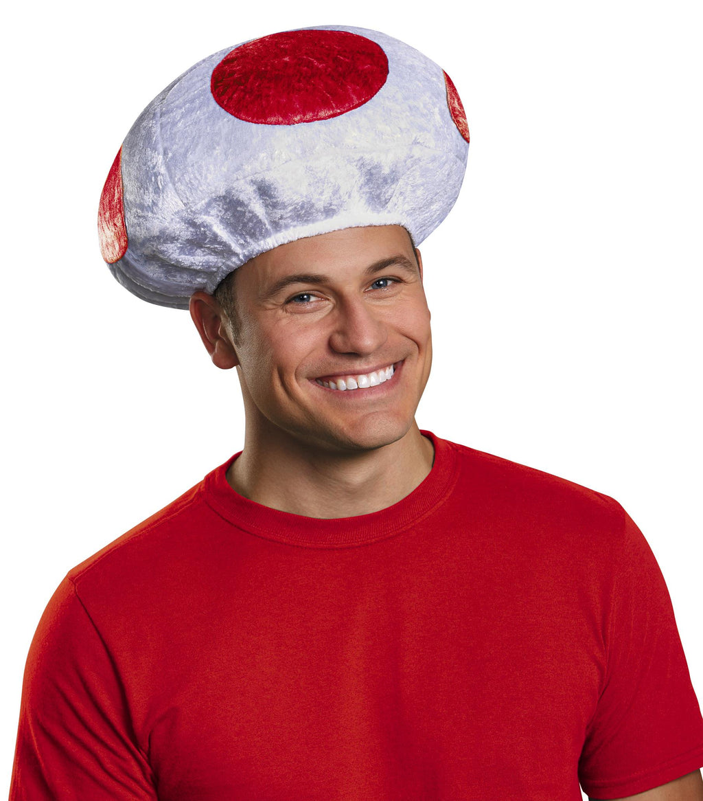 Toad Mushroom Super Mario Hat Funny Costume Accessory