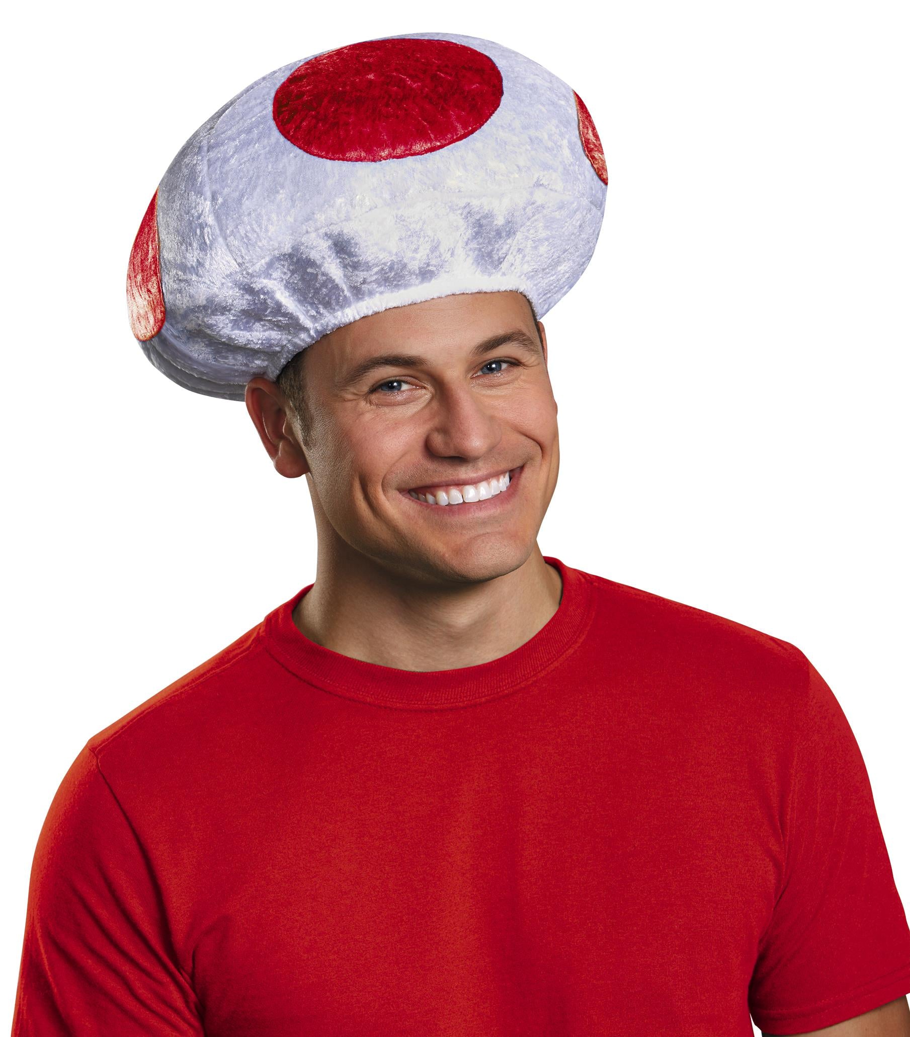Toad Mushroom Super Mario Hat Funny Costume Accessory